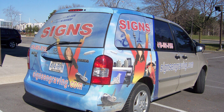 car wrapping advertising